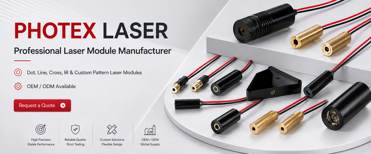 Precision Dot, Line, Cross, Infrared & Custom Pattern Laser Modules for Industrial Applications