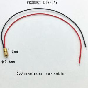 3.6*9mm650nm10mw red laser module Ultra small size laser calibration laser