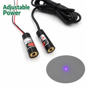 405nm Violet Laser Module 1-200mW Adjustable Focus Dot Laser
