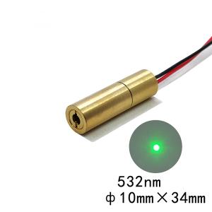 532nm 50mW Green Laser Dot Module 10x34mm for Marking Machines