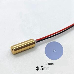 5X14mm980nm10mW5V dot red infrared laser module 