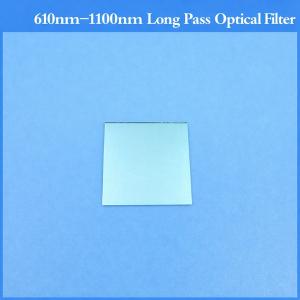 610nm Long Pass Filter 1100nm Transmission Optical Coated Glass Lens