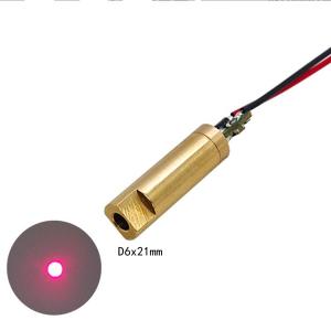 6X21mm 635nm 1mW red dot laser module