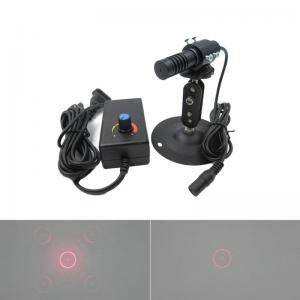 650nm Circular Laser Module 3.5° Small Circle with Center Dot | Adjustable Line Width