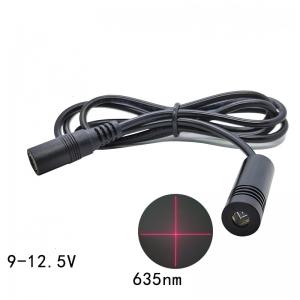 635nm 5mW Cross Line Laser Module 12×40mm Red Laser with Adjustable Focus