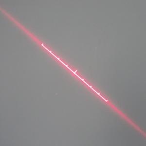 One word with 9 points effect red laser straight line infrared marker laser line
