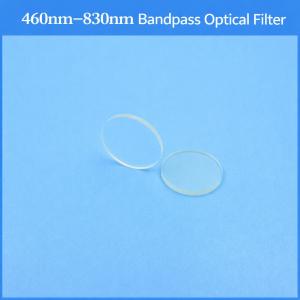  460–830nm Bandpass Reflective Optical Filter Coated Glass Custom Size