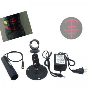 Shoe factory special green laser fung character semi-circular laser module